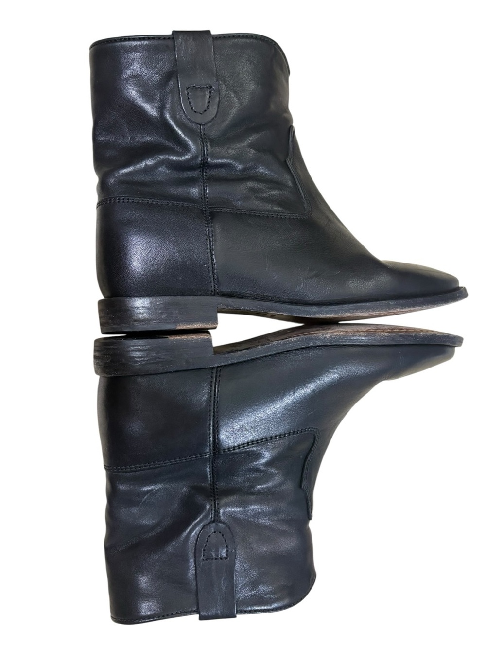 Isabel Marant Etoile Cluster Pull On Leather Boots - Picture 6 of 11